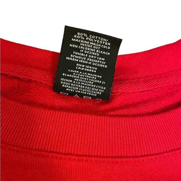 NBA women’s Blazer long sleeve pullover sweatshirt size XL red - Picture 6 of 6